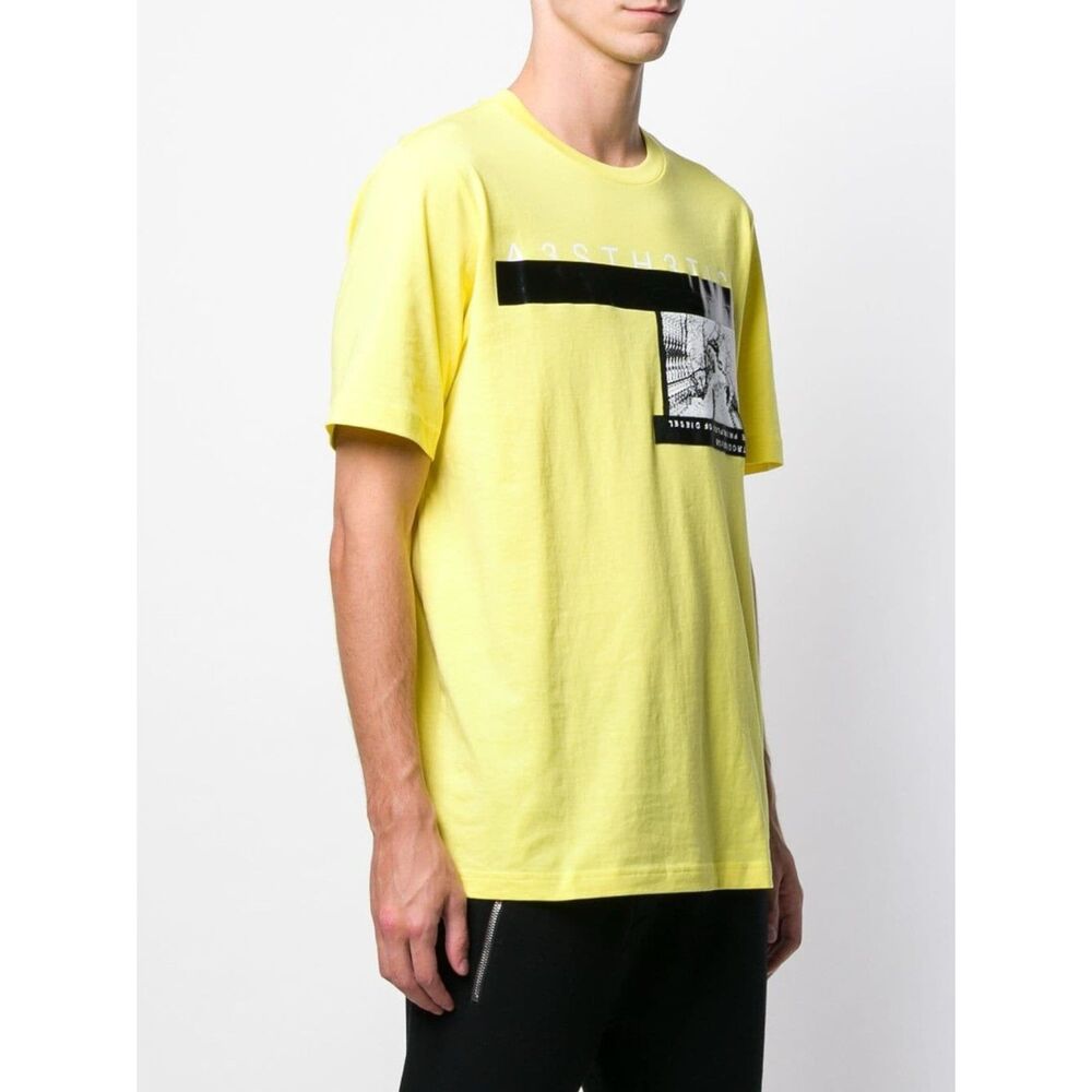 Diesel A3sth3tic Yellow T-Shirt Medium *Sample Short Sleeves